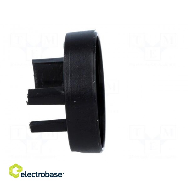 Nut cover | ABS | black | push-in | Ø: 16mm | Application: A2516,A2616 image 3