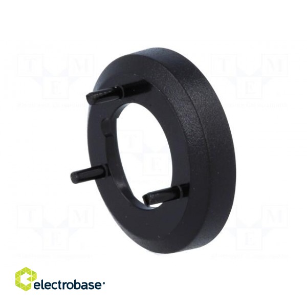 Nut cover | ABS | black | push-in | Ø: 19.3mm | A2516,A2616 | Øint: 17.6mm image 2