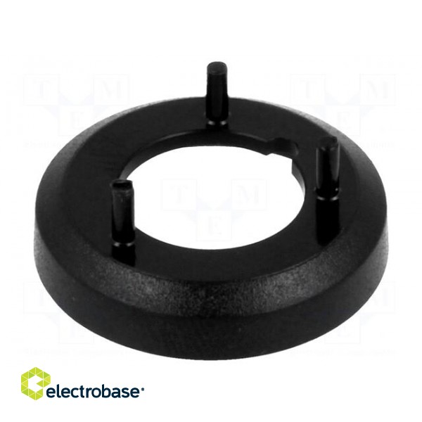 Nut cover | ABS | black | push-in | Ø: 19.3mm | A2516,A2616 | Øint: 17.6mm image 1