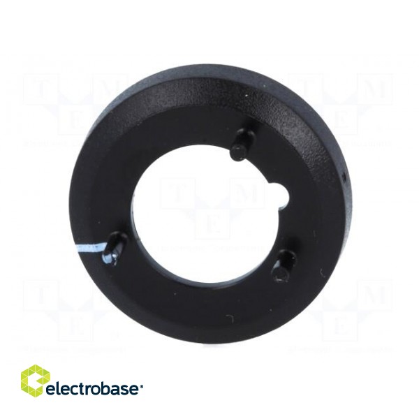 Nut cover with pointer | ABS | black | push-in | Ø: 19.3mm фото 9