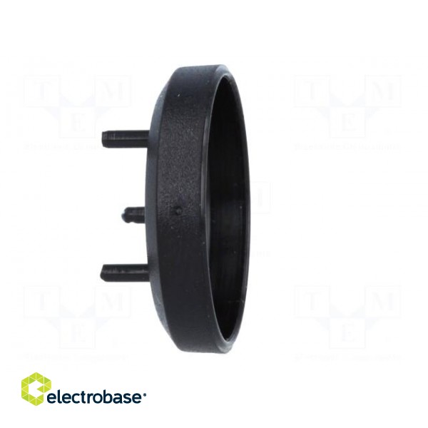 Nut cover with pointer | ABS | black | push-in | Ø: 19.3mm image 3