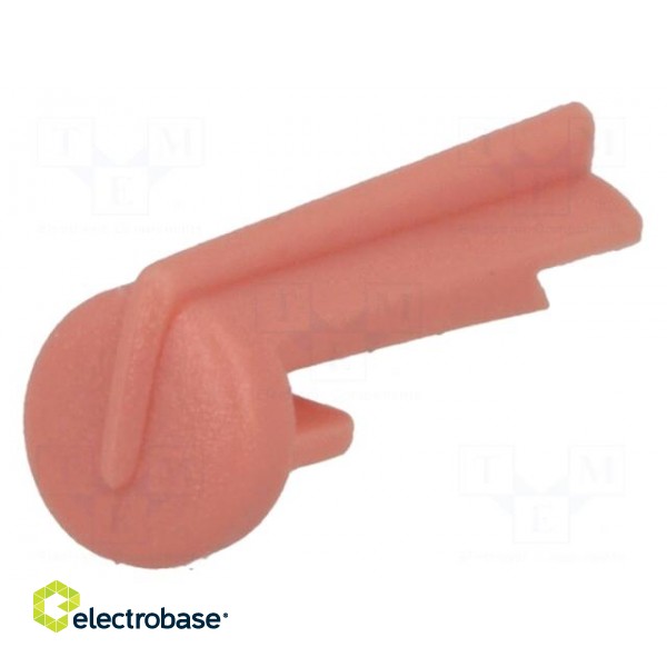 Pointer | plastic | pink | push-in | Application: A10 | Shape: arrow paveikslėlis 1