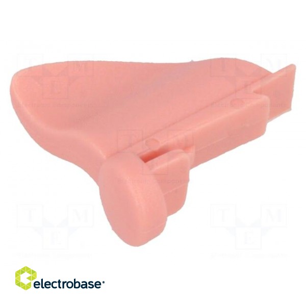 Pointer | plastic | pink | push-in | Application: A10 | Shape: wing