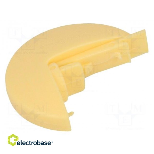 Pointer | plastic | yellow | push-in | Application: A10 | Shape: disk