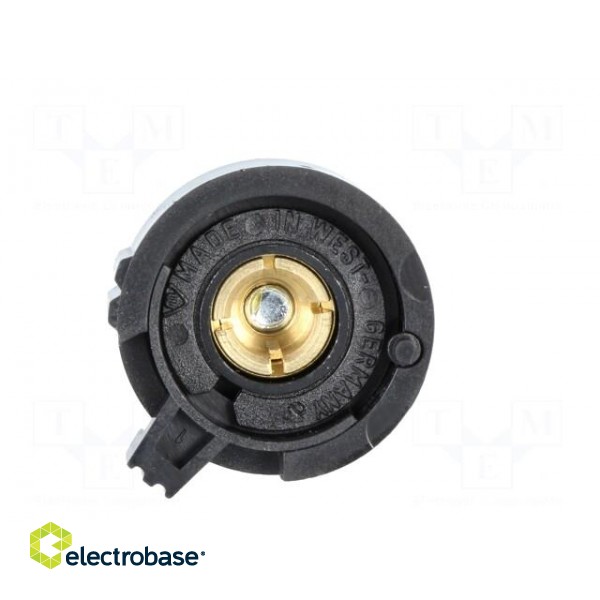 Precise knob | Shaft d: 6mm | Ø22.8x23.1mm | Colour: black image 5