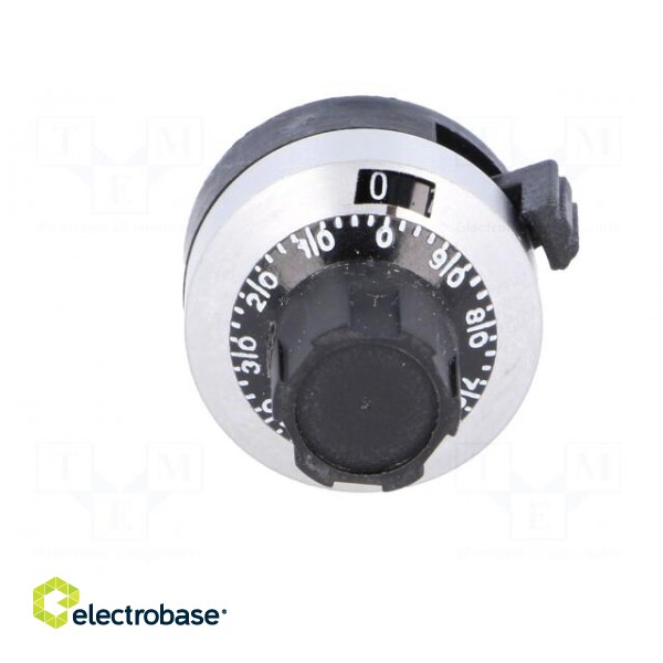 Precise knob | with counting dial | Shaft d: 6.35mm | Ø22.8x23.5mm image 9