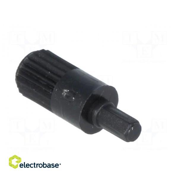 Knob | shaft knob | black | 10mm | Application: CA9M paveikslėlis 4