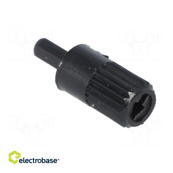 Knob | shaft knob | black | 10mm | Application: CA9M paveikslėlis 8