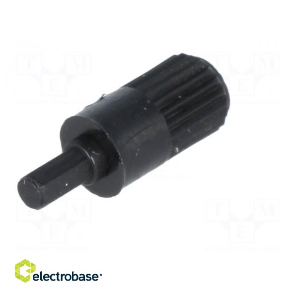 Knob | shaft knob | black | 10mm | Application: CA9M image 6