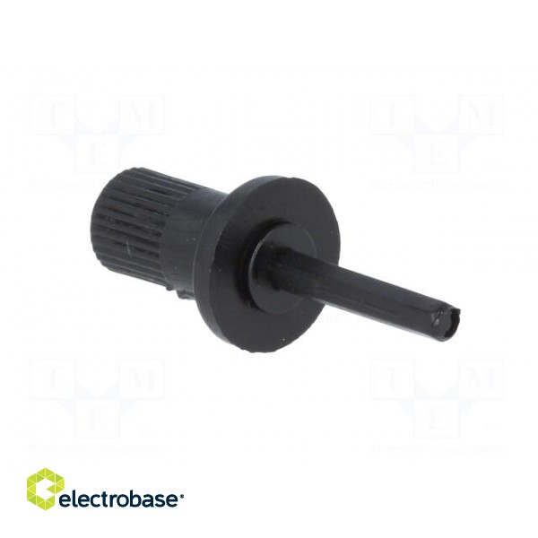 Knob | shaft knob | black | 12/13mm | for mounting potentiometers image 4