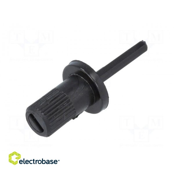 Knob | shaft knob | black | 12/13mm | for mounting potentiometers image 2