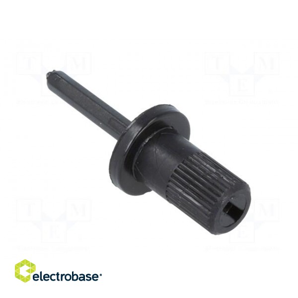 Knob | shaft knob | black | 12/13mm | for mounting potentiometers image 8