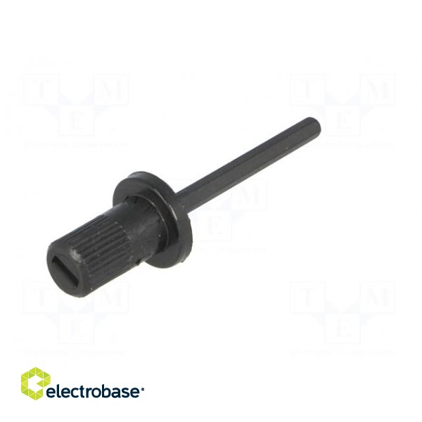 Knob | shaft knob | black | 12/21mm | Application: CA9M image 2