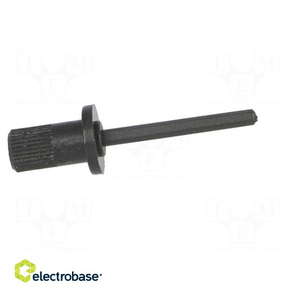 Knob | shaft knob | black | 12/21mm | Application: CA9M image 3