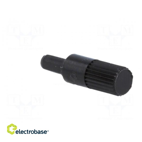 Knob | shaft knob | black | 13mm | for mounting potentiometers | CA9M image 8