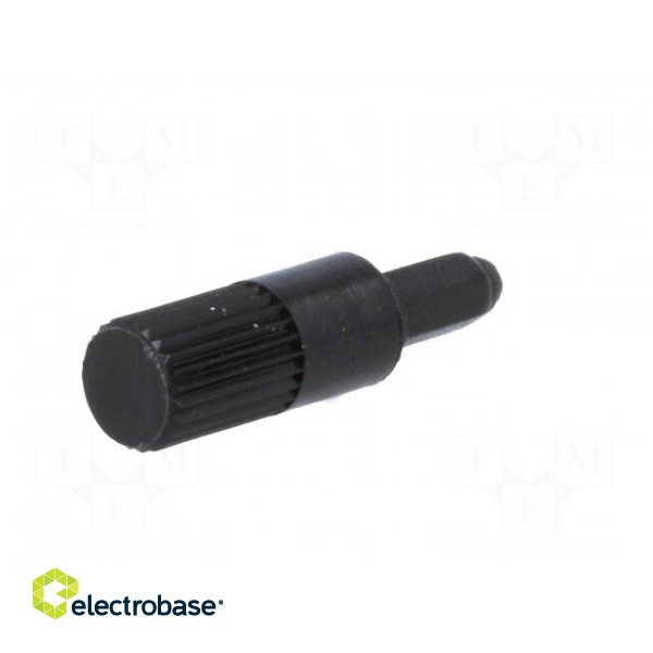 Knob | shaft knob | black | 13mm | for mounting potentiometers | CA9M image 2