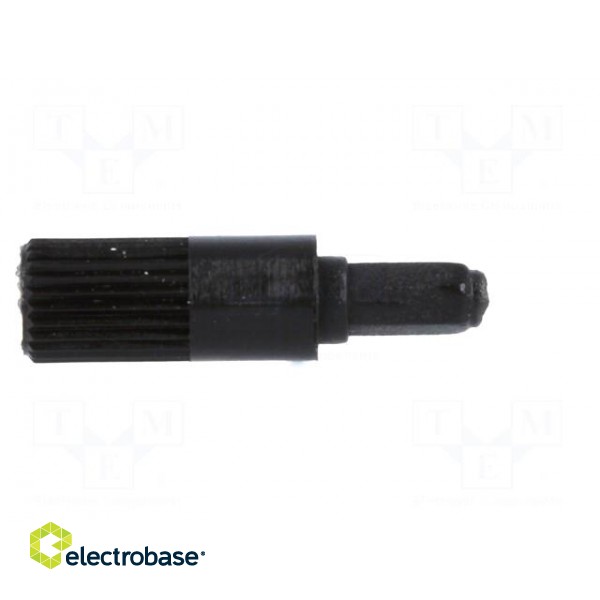 Knob | shaft knob | black | 13mm | for mounting potentiometers | CA9M image 3