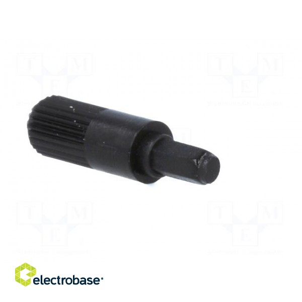 Knob | shaft knob | black | 13mm | for mounting potentiometers | CA9M image 4