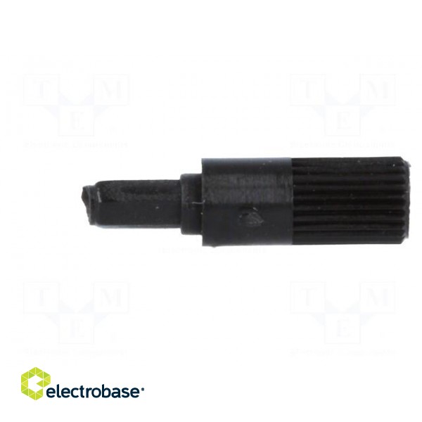 Knob | shaft knob | black | 13mm | for mounting potentiometers | CA9M image 7