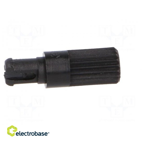 Knob | shaft knob | black | h: 11.7mm | Application: CA14 | B: 3.7mm image 7