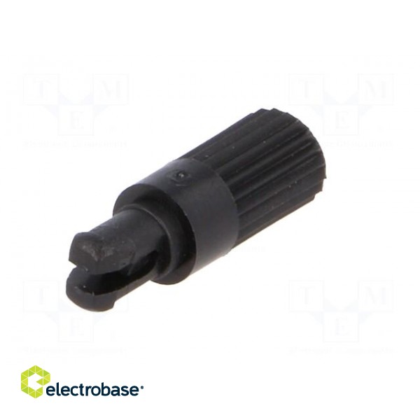 Knob | shaft knob | black | h: 11.7mm | Application: CA14 | B: 3.7mm paveikslėlis 6