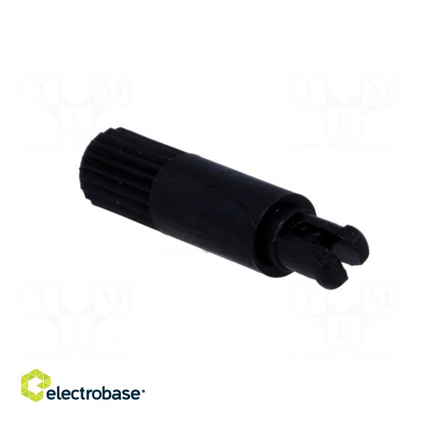 Knob | shaft knob | black | h: 18.7mm | Application: CA14 | B: 11.7mm image 4