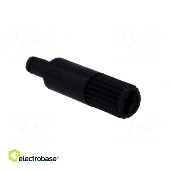 Knob | shaft knob | black | h: 18.7mm | Application: CA14 | B: 11.7mm image 8