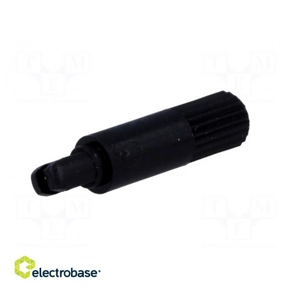 Knob | shaft knob | black | h: 18.7mm | for mounting potentiometers image 6