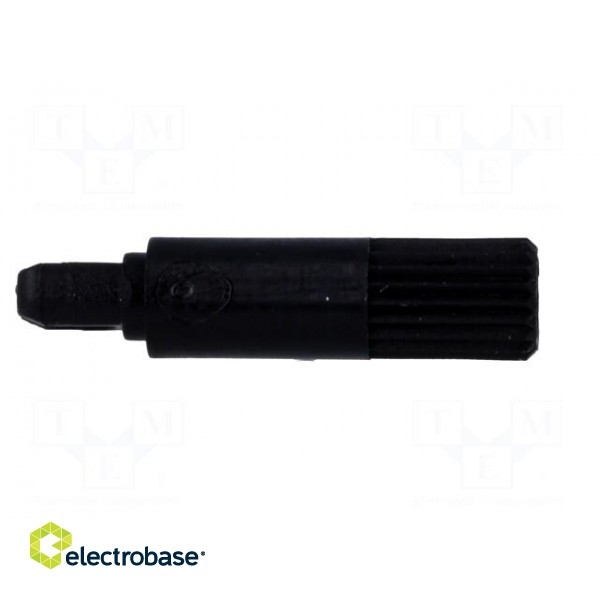 Knob | shaft knob | black | h: 18.7mm | Application: CA14 | B: 11.7mm paveikslėlis 7