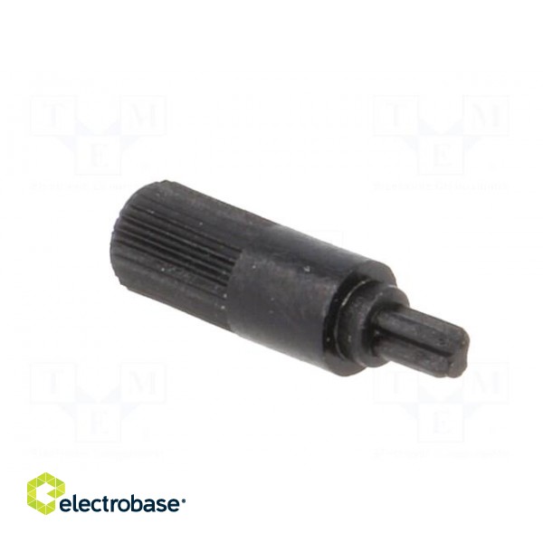 Knob | shaft knob | black | Ø4mm | Application: CA6 image 4