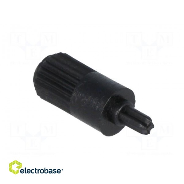 Knob | shaft knob | black | Ø5mm | for mounting potentiometers | CA6 image 4