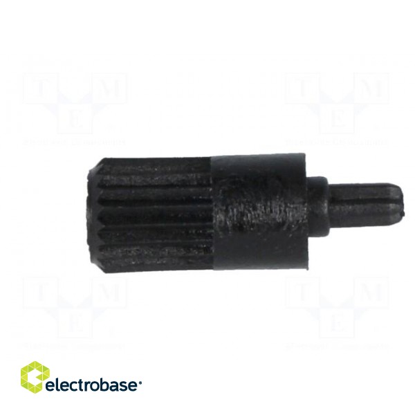 Knob | shaft knob | black | Ø5mm | for mounting potentiometers | CA6 image 3