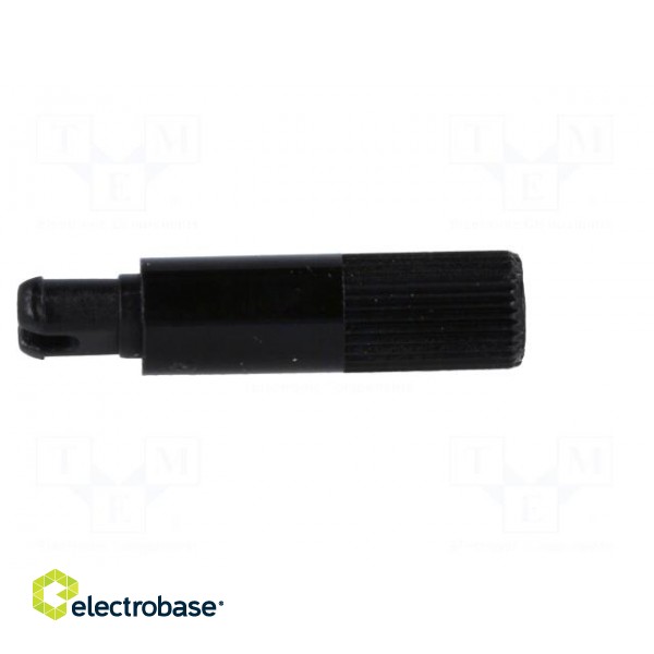 Knob | shaft knob | black | Ø6x19mm | Application: PT15N | B: 9mm image 7