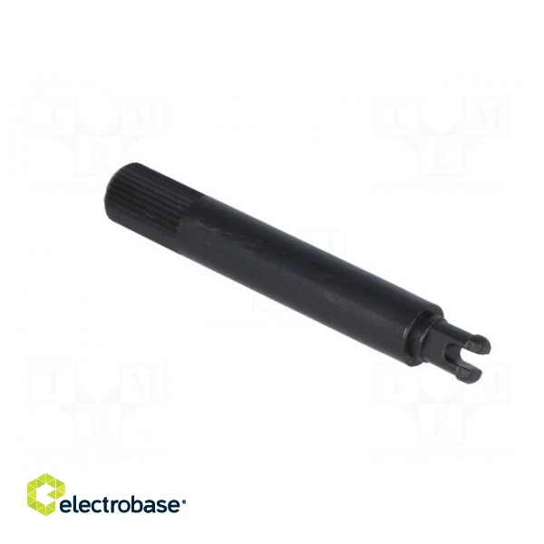 Knob | shaft knob | black | Ø6x35mm | Application: PT15N | B: 9mm image 4