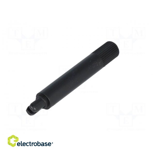 Knob | shaft knob | black | Ø6x35mm | Application: PT15N | B: 9mm image 6