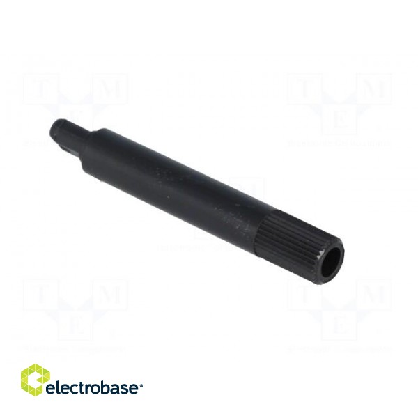 Knob | shaft knob | black | Ø6x35mm | Application: PT15N | B: 9mm фото 8