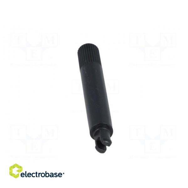 Knob | shaft knob | black | Ø6x35mm | Application: PT15N | B: 9mm фото 5