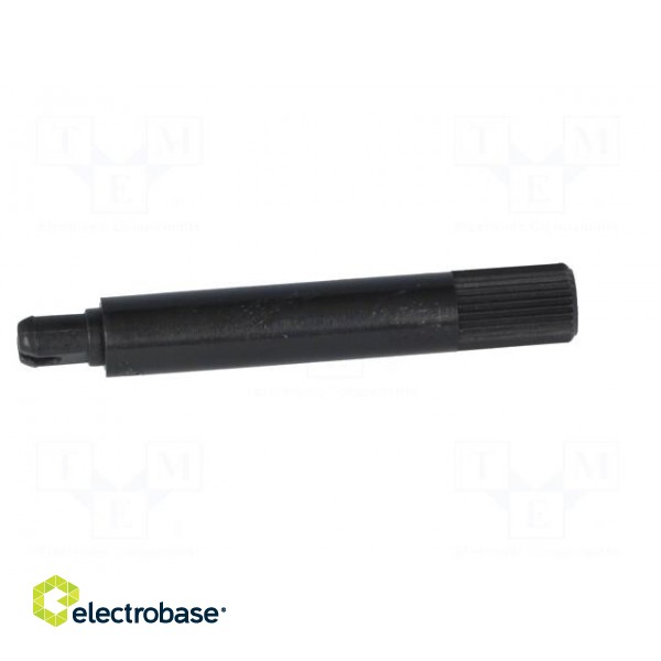 Knob | shaft knob | black | Ø6x35mm | Application: PT15N | B: 9mm image 7