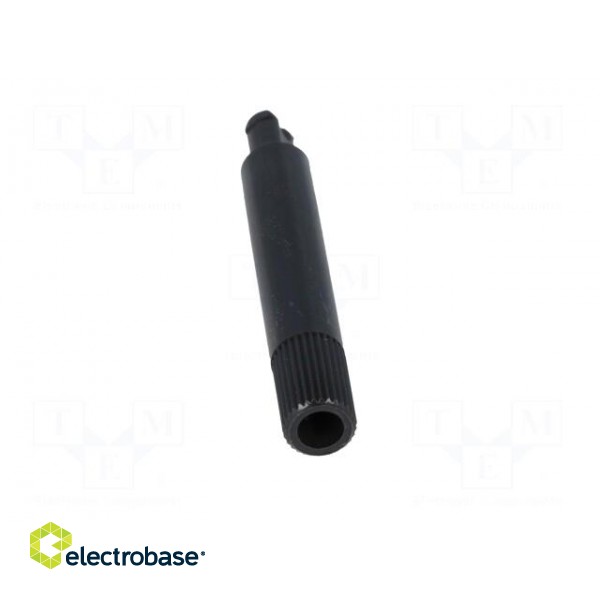 Knob | shaft knob | black | Ø6x35mm | Application: PT15N | B: 9mm фото 9