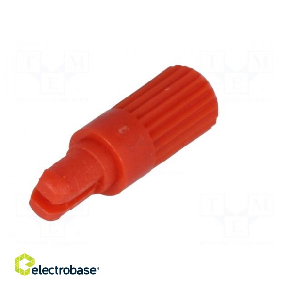 Knob | shaft knob | red | h: 11.7mm | Application: CA14 | B: 3.7mm фото 6