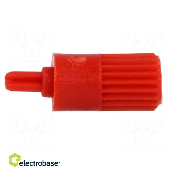 Knob | shaft knob | red | Ø5mm | for mounting potentiometers | CA6 image 7