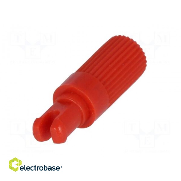 Knob | shaft knob | red | Ø6x12mm | Application: PT15N | B: 9mm paveikslėlis 6