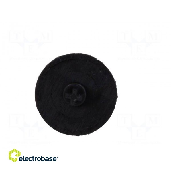 Knob | shaft knob,with flange | black | Ø5mm | Flange dia: 9mm | CA6 image 5