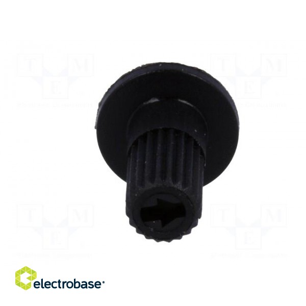 Knob | shaft knob,with flange | black | Ø5mm | Flange dia: 9mm | CA6 image 9