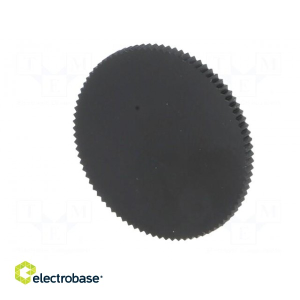 Knob | thumbwheel | black | Ø21mm | for mounting potentiometers | CA9M image 6