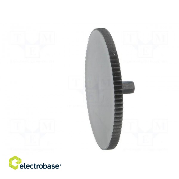 Knob | thumbwheel | black | Ø21mm | for mounting potentiometers | CA9M image 7
