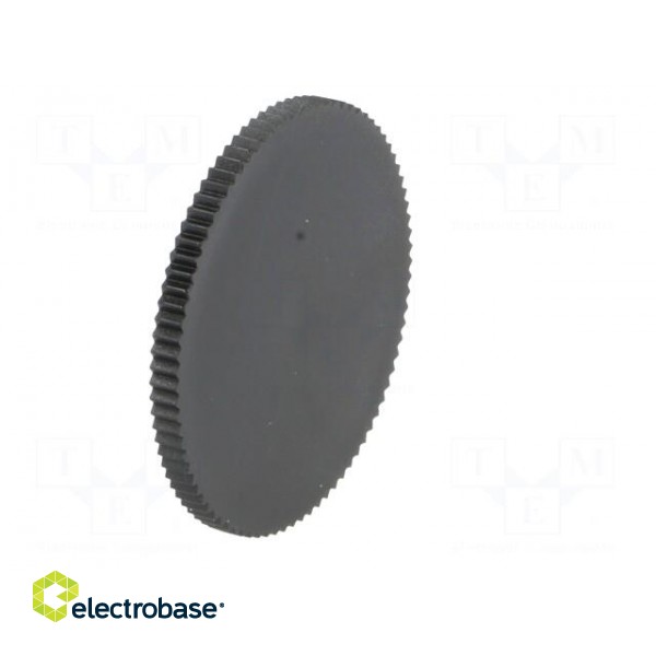 Knob | thumbwheel | black | Ø21mm | for mounting potentiometers | CA9M image 4