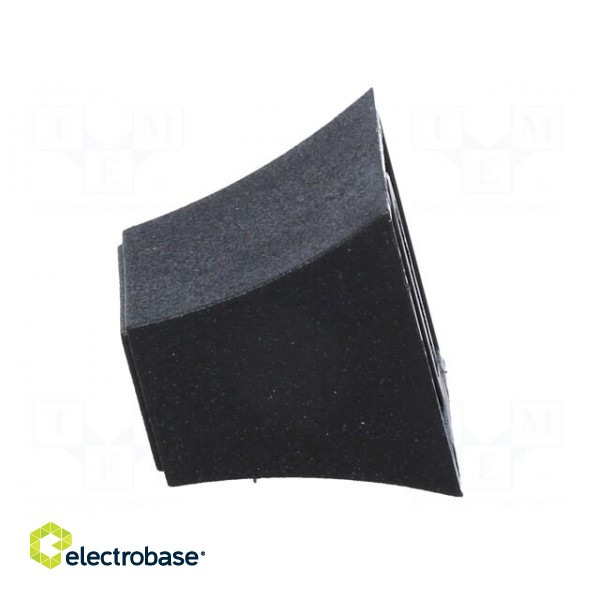 Knob: slider | black | 20x14x13mm | width shaft 6,3mm | plastic image 3