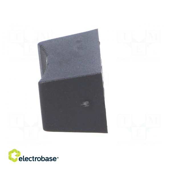 Knob: slider | black | 23x11x11mm | width shaft 6,3mm | plastic image 3