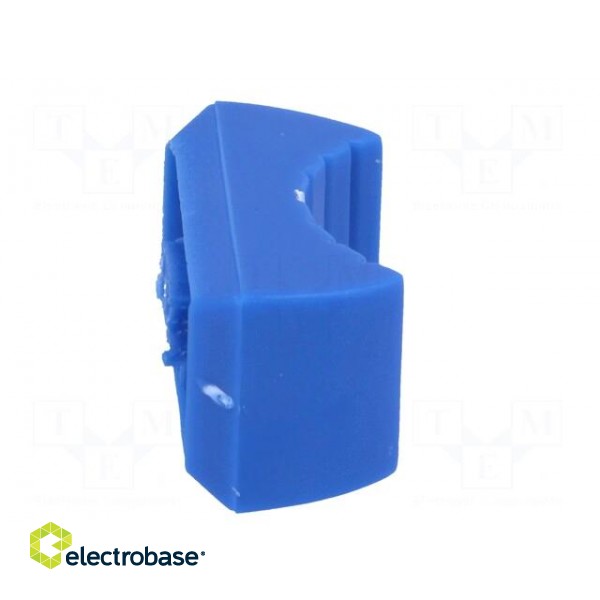 Knob: slider | Colour: blue | 24x11x10mm | Mat: plastic | Pointer: white фото 9